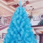 Blaue Weihnachtsbäume, Künstlicher Weihnachtsbaum, Inklusive Ständer, Weihnachtsdekoration(180cm)