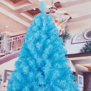 Blaue Weihnachtsbäume, Künstlicher Weihnachtsbaum, Inklusive Ständer, Weihnachtsdekoration(180cm)