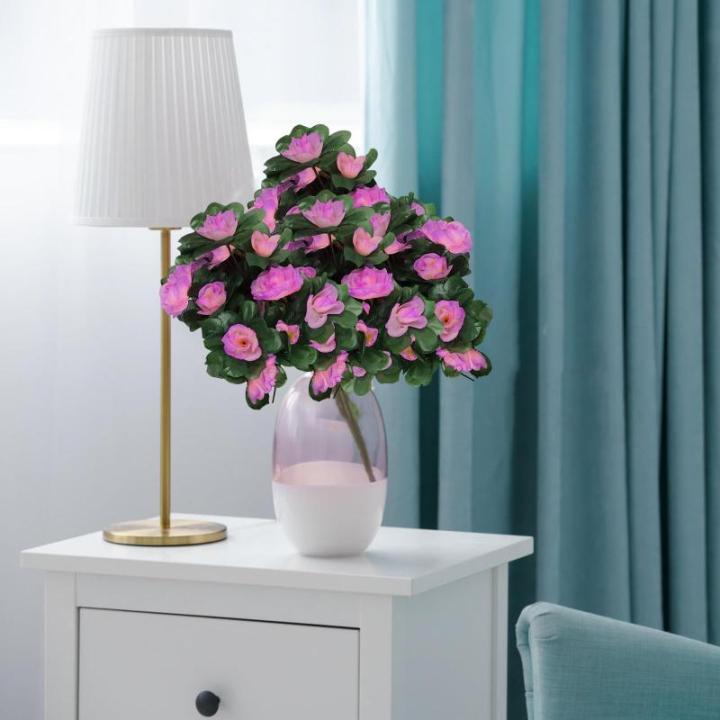 Artificial Flowers 33 cm Kunstpflanzen Kunstblumen Deko Blumen Künstlich Künstliche Blumen Pflanzen für Hausgarten Geburtstag Party Home Wedding Dekor 0512