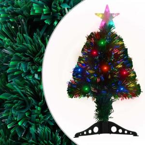Weihnachtsbaum mit Beleuchtung und Ständer 64 cm Glasfaser, Tannenbaum Künstlich, Christmas Tree, Tannenbaum Deko, Weihnachtsbäume, Christbaum - 328439