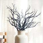 4 Stück Dried Tree Branches Artificial Antler Branch, Simulated Plastic Coral Branch, Plant Twigs Plastic Dry Branches, for Decoration for Christmas Party Various Festivals Home H