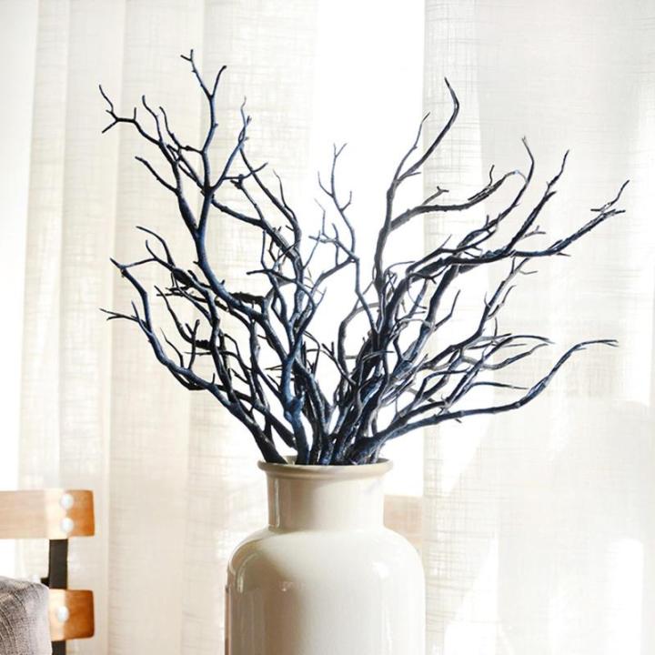 4 Stück Dried Tree Branches Artificial Antler Branch, Simulated Plastic Coral Branch, Plant Twigs Plastic Dry Branches, for Decoration for Christmas Party Various Festivals Home H