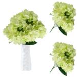 Boeket kunstbloemen, 72 stuks, vintage hortensia, kunstbloemen, boeket voor bruid, bruiloft, thuis, feest, bloemstukken 1116