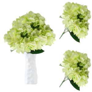 Boeket kunstbloemen, 72 stuks, vintage hortensia, kunstbloemen, boeket voor bruid, bruiloft, thuis, feest, bloemstukken 1116