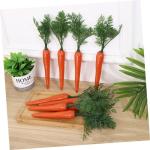 2St Plastik gemüse osterdekoration Ostern Dekoration simulierte Karottenmodelle Spielzeug Lebensmittel gefälschte gefälschtes Gericht Dekorationen Requisiten