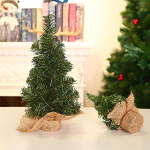 Miniatuur kerstboom mini ornamenten tafelblad kleine kunstmatige kerstboom duurzame kunstmatige kerstboom perfect voor binnen en buiten vakantie decoratie, 20 cm en 30 cm, groen