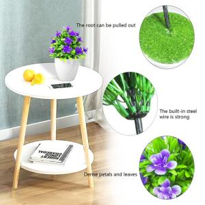 4 stuks planten ingemaakte mini levensechte nepplanten met pot plastic kunstplanten voor kunstplanten binnen buiten thuis cafés tafel kantoor bureau decor