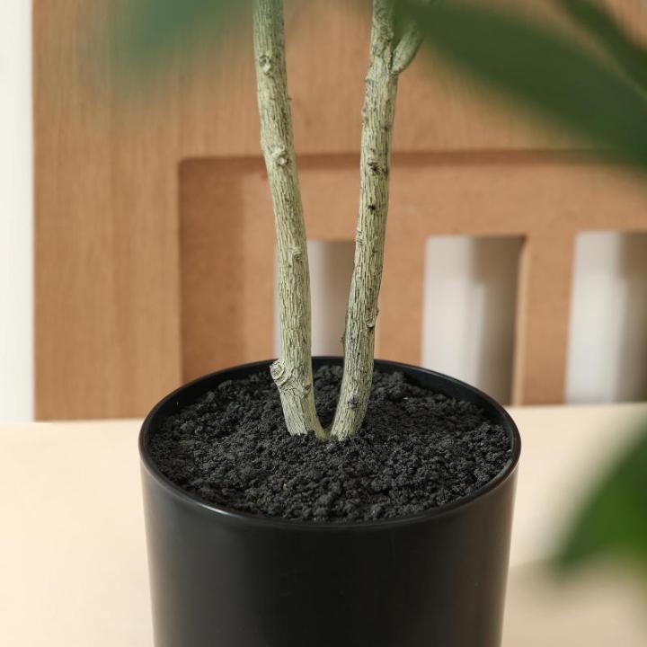 Kunstolijfboom, 120 cm, kunstplant olijfboom met natuurlijke houten stam en levensechte vruchten voor thuis- en kantoordecoratie, grote voor binnen, 1 verpakking