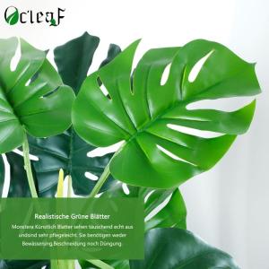 Monstera Monstera, 180 cm, ziet eruit als echt, Monstera decoratieve kunstplant voor thuis, woonkamer, slaapkamer, kantoor, tuin