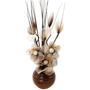 kunstbloemen in pot, decoratie, 32cm