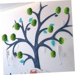 6 stuks bloemstuk ballen vormen cirkels groen balframe van imitatie kogelkooi planten kunstmatige plantenbolframe groen decor plastic bladeren boeket 3D