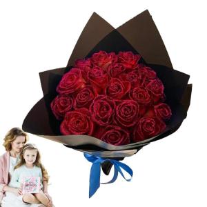 Glitterrozenboeket, rozen, Forever foam, romantische bloemen, bruidsboeket, woondecoratie voor vriendin, verloofde