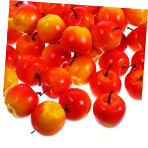 60st Simulation Apfelmodell Falsche Äpfel Obstdekor Mini Bauernhaus Dekorationen Schäumt Äpfel Simuliert Kleine Äpfel Künstlich Gefälscht Simulationsäpfelmodelle Rot Schaum