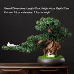 Künstlicher Bonsai-Baum Bonsai-Baum, künstlicher Wacholder-Bonsai, künstlicher Bonsai-Baum, Dekor, Schreibtischpflanzen for Zuhause, Büro, Vitrine, Innendekoration, Desktop-Dis