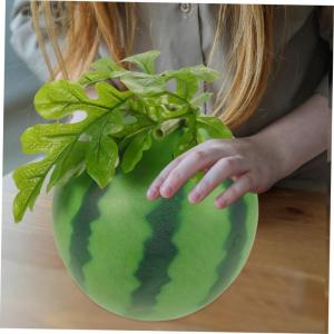Simulierte Wassermelone Wassermelonenscheiben Wassermelonenmodell Kunststoff Wassermelone Modell Kinder Lernspielzeug Wassermelone Wassermelonenornament aus Kunststoff Plastik