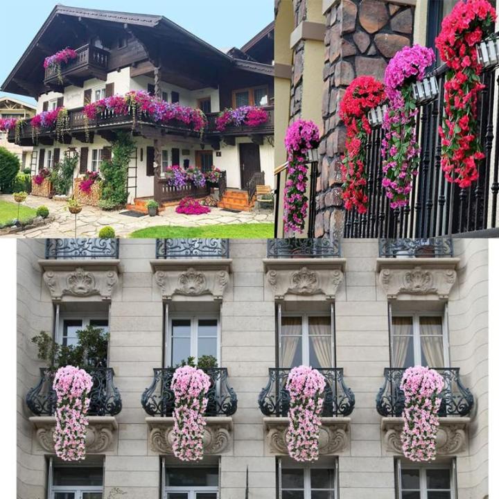 Nep Wisteria Wijnstok Zijde Bloem - Kunstmatige Blauweregen Wijnstok Opknoping Zijde Bloemen 90CM voor feest thuis bruiloft decor DIY Opknoping Huis Tuin Feest Decor