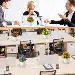 4 stuks planten ingemaakte mini levensechte nepplanten met pot plastic kunstplanten voor kunstplanten binnen buiten thuis cafés tafel kantoor bureau decor