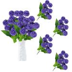 Fake Flowers 36 Stück Künstliche Hortensienblüten Real Touch Künstlich Blumen wie Echte Hortensien für Hochzeit Zuhause Hotel Party Blumenarrangement 0505