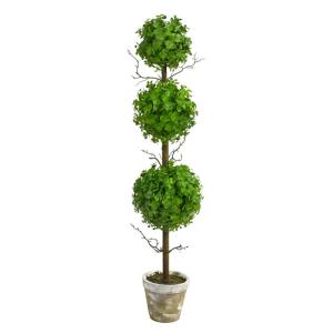 Künstlicher Eukalyptus-Formschnittbaum, 91 cm