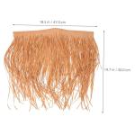 5 Stück Strohdekoration Rasendekoration DIY Strohdach Simulation Stroh Ornament Lebensecht Stroh Für Vogelscheuche Kostüm Simulation Strohdach Für Garten Synthetisches