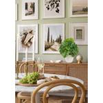 Set van 2 28 cm in pot voor woondecoratie, kunstkamerplanten, bloemstukken, thuis en op kantoor, desktop, bonsai, met potten, tafeldecoratie huis, balkon, kantoor decoratie