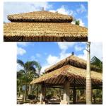 ZJGZDCPHDPB Kunststof Stro PE PVC Simulatie Stro Stro Stro Dakbedekking Kunststof Tegels Brandvast Kunststro Gazebo - Kleur: Geel D, Maat: 2 stuks (Kleur: Geel f, Maat: 1 stuk)