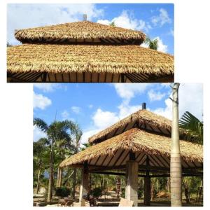 ZJGZDCPHDPB Kunststof Stro PE PVC Simulatie Stro Stro Stro Dakbedekking Kunststof Tegels Brandvast Kunststro Gazebo - Kleur: Geel D, Maat: 2 stuks (Kleur: Geel f, Maat: 2 stuks)