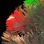 Künstlicher Weihnachtsbaum mit Beleuchtung Weiß 64 cm Glasfaser Christbaum Dekobaum Kunstbaum Tannenbaum Weihnachten Künstlicher Weihnachtsbaum für Weihnachtsdeko