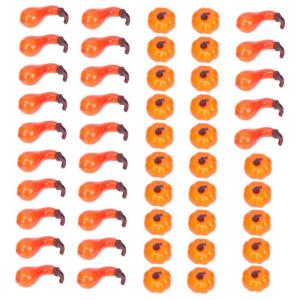 200 stuks pompoenornamenten, Halloween-pompoendecoratie, levendige pompoendecoraties, herfstdecoratie, Halloween-decoratie, oranje versieringen, kerstdecoratie, kunstmatige pompoen