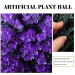 2 stuks eucalyptus grasbal plant grasballen vormsnoei van ballen planten hangende grasballen groene vulballen violet plastic ornament huishouden