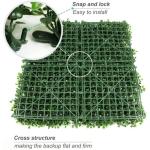 wand, 12 stuks, gazon, muur, uv-bescherming, kunstheg, plantenwand, voor tuin, achtertuin, buiten en binnen, bruiloftsdecoratie