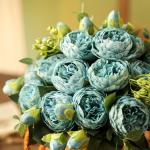 4 Boeketten Kunstmatige Peony Zijde Bloemen