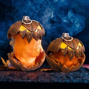 Halloween Kürbis Dekoration mit Sound Latex Schaum Lifting Design Kürbis Ornament Langlebig Ornament für Festliche Dekoration Mit Licht