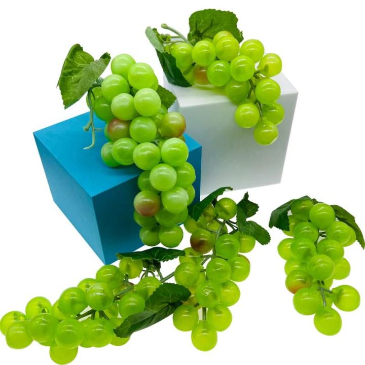 15 spiesen kunstdruiven kunststof druiven plastic fruit kunstmatige kunstmatige kunstmatige kunststof druiven voor bruiloftsfeest decoratie foto rekwisieten