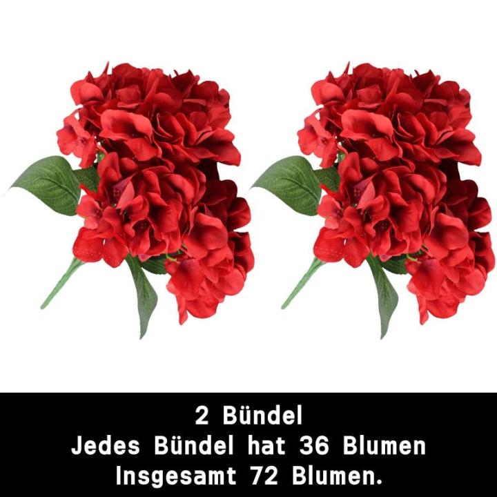Decoratieve kunstbloemen, kunstbloemen, hortensia, pioenroos, boeket, plastic bloem voor bruiloft, balkon, tuin, bloembak, feest, tafeldecoratie 1114