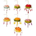 Künstliche handgehaltene Blumenkerzenlichter,Blumenkerzenlampe für das Mondfest und die asiatische Hochzeitsdekoration