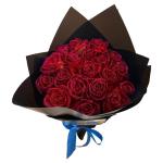 Glitzer-Rosenstrauß – Künstlicher Rosenstrauß, romantische gefälschte unsterbliche Rosenblumen | Hochzeitsstrauß, Home Party Dekoration für Freundin