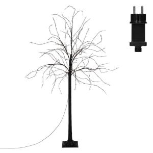 Led-boom 150 cm met 600 warmwitte leds, kunstkerstboom, lichtboom met stervormige lampen, decoratieve boom voor Kerstmis, flexibele takken, kerstdecoratie voor binnen en buiten, IP