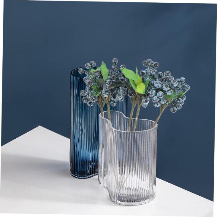 5St künstliche Beeren Beerenstängel Stechpalme Beerenstiele gefälschter Burgunder künstliche Blumen künstliche blüten Heidelbeer-Ornament Blumenarrangement Beeren Plastik Blu