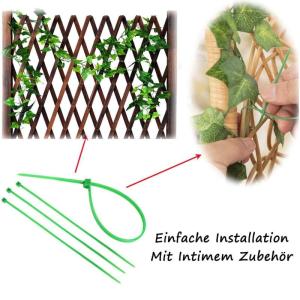 Kunstklimopslinger, 6 stuks, 10,5 m, voor kantoor, keuken, tuin, feest, wanddecoratie