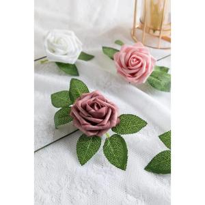 25 stuks echt uitziende nep roos hoofd, nepbloemen Realfor DIY bruiloft boeketten Centerpieces arrangementen Party Home Decoraties, Freecombination1