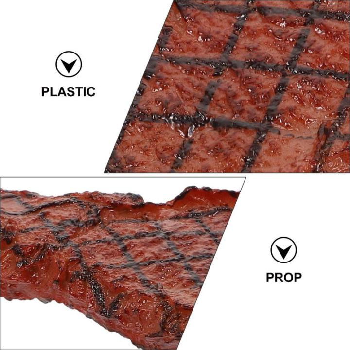 Kunstmatige steakmodellen, levensecht rundvlees, steak, namaaklevensmiddelen, model fotografie, rekwisieten, steakversieringen, verjaardagsfeest, gunsten, fotografie, rekwisieten