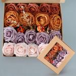 Künstliche Rosen aus PE-Schaum, für den Kopf der Braut, Blumenstrauß für Hochzeit, Party, dekoratives Scrapbooking, DIY, Handblume