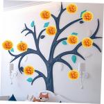 2st Eukalyptus-grasball Künstliche Pflanzen Für Den Innenbereich Künstliche Eukalyptusblätter Lavendel Formschnitt Ball Faux-laubkugeln Künstliche Zimmerpflanzen Orange Plasti
