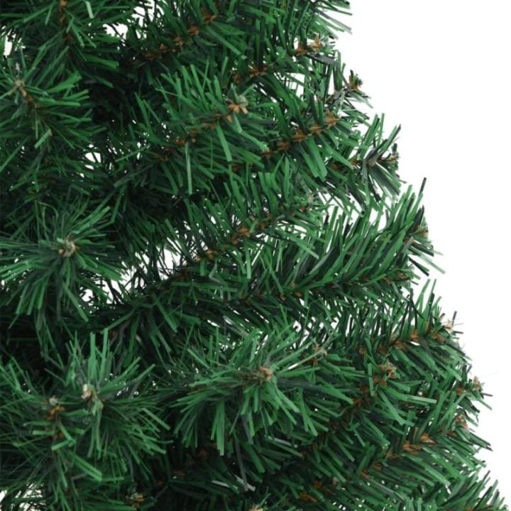 Mini Tannenbaum,Fairy Tree Weihnachtsbaum,Künstlicher Halber Weihnachtsbaum mit Ständer Grün 120 cm PVCGeeignet für Patio, Schlafzimmer, Wohnzimmer, Weihnachten