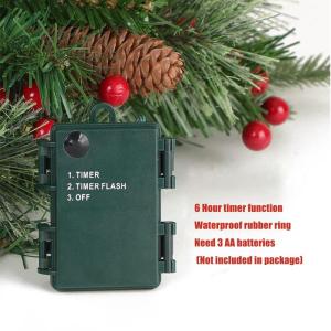Weihnachts-Pflanzgefäß-Dekorationen, Weihnachts-Pflanzgefäß, Dekoration, Grün, künstliche Tannenbäume mit Stativpfahl, Weihnachts-Veranda-Dekor, Stil A Two