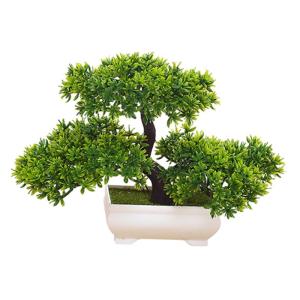 Kunstbonsai-boom, Japanse dennenpot, tuinmiddenstuk, tafeldecoratie, realistische kleine , kunstplant