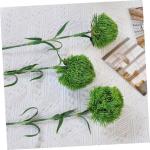 2St Grünpflanzen pflücken Kunstpflanzen Künstliche Topiary-Kugelpflanze Formschnittkugel für den Garten zimmerpflanzen Zweige für Vase künstliche grüne Blätter Weich-PVC Gr