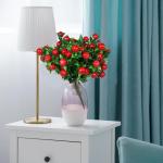 Kunstboeket zoals echte madeliefjes, kunstplanten, bloemen, decoratie, bloemstukken, kernstuk, bruiloft, boeket 1305