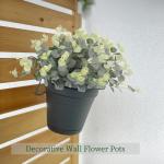Kunsteucalyptus-stammen, 8 stuks, eucalyptus bladplanten, groene eucalyptus-stammen, bladeren, boeketten voor bloemen, slinger, krans, bruiloft, thuis, tafel, indoor, outdoor decor